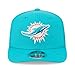 New Era Men's Aqua Miami Dolphins Team Collection 9SEVENTY Stretch-Snap Adjustable Hat