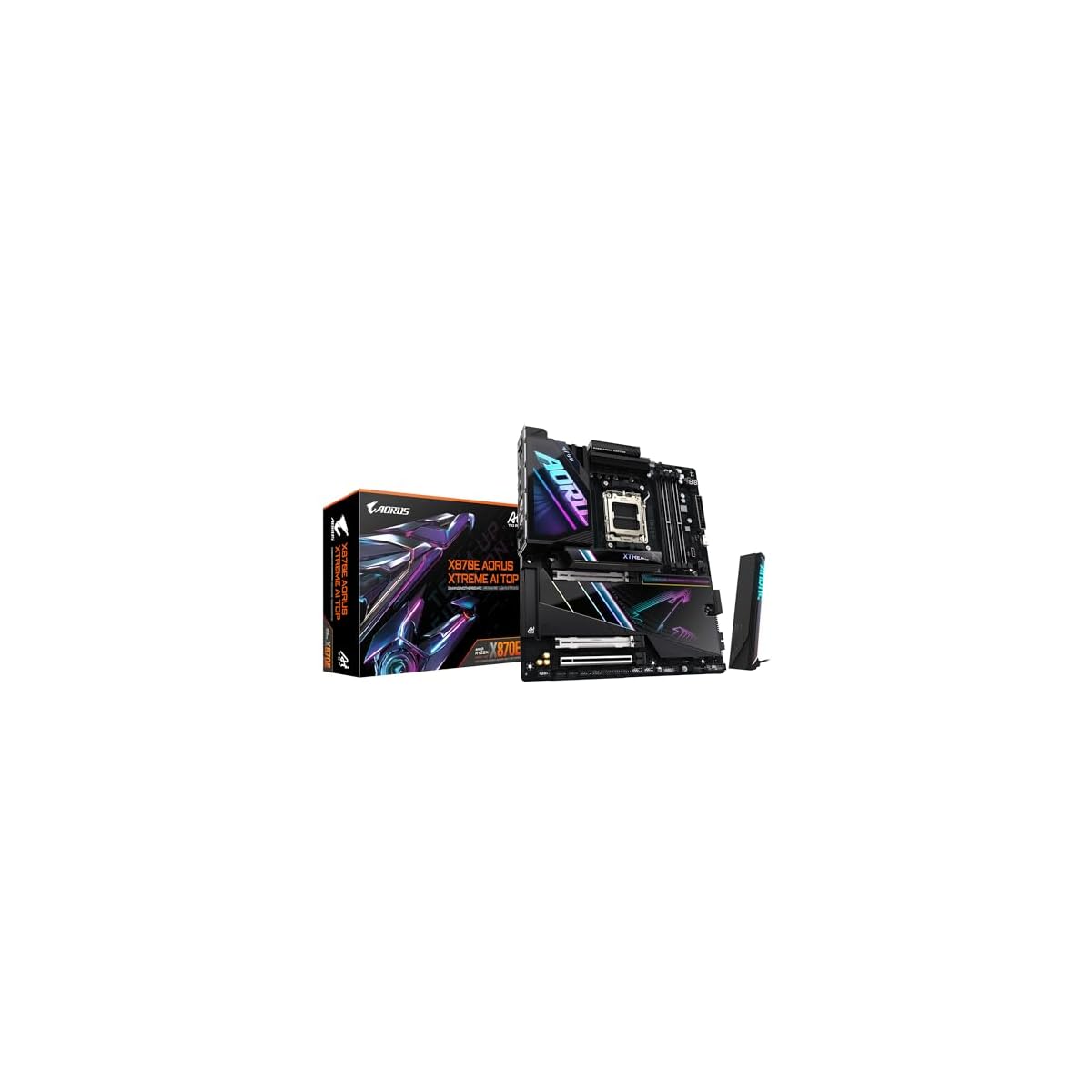 GIGABYTE-X870E-AORUS-XTREME-AI-TOP-Scheda-madre-Supporta-CPU-AMD-Ryzen-serie-9000-VRM-a-1822-fasi-fino-a-8800-MHz-DDR5-OC-1xPCIe-50-M2-3xPCIe-40-M2-WI-FI-7-LAN-10-GbE-USB-4
