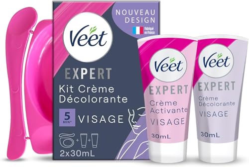 Veet Crème Décolorante Spécial Visage - 2 crèmes de 30 ml
