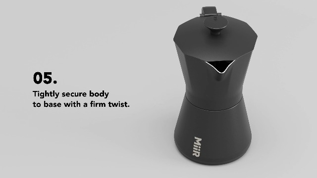 Amazon.com: MiiR New Standard Moka Pot, 10oz - Durable Coffee
