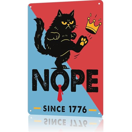 No Kings Protest Metal Signs To Carry Freedom And Democracy Posters For Yard Sign Outdoor Lawn Garden Decor 8x12inch