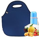 LOVAC Neoprene Lunch Bag, Thick Insulated Lunch Bag - Durable & Waterproof Lunch Tote With Zipper Fo