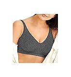 Bali Women's Comfort Revolution Wirefree Bra, Gravel Grey Heather, XX-Large