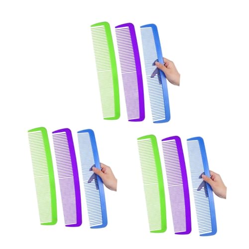 Peigne oversize Halloween Healeved lot de 9 pièces d'accessoires de déguisement vert et bleu