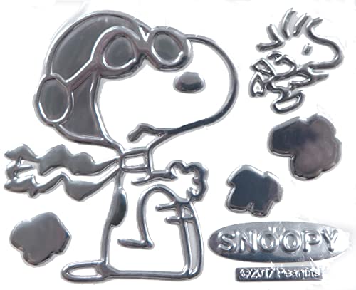 明邦 スヌーピー エンブレムステッカー NEW 3D 車用 カスタム デコレーション キャラクター おしゃれ SNOOPY E Y481