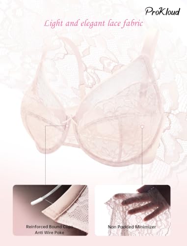 Image of ProKloud Minimizer Bras for Women Full Coverage Supportive Push Up Bra
