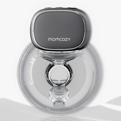 Image of Momcozy Wireless Breast Pump – Ultra-Compact, Quiet & Rechargeable, LED Display, 2 Modes & 9 Levels, 24mm, 1-Pack