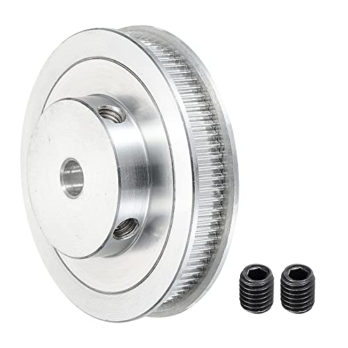 Poulie synchrone en aluminium 80 dents pour courroie d'imprimante 3D avec vis M5