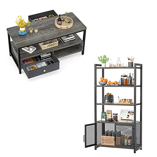 Armocity Coffee Table With Storage Drawers cover