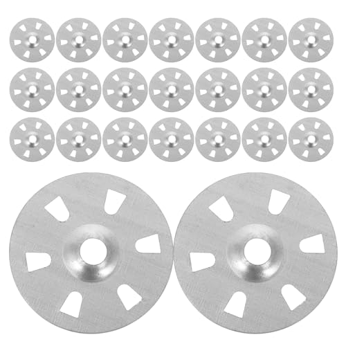 Rondelles pour fixation isolant lot de 500 disques de maintien en métal