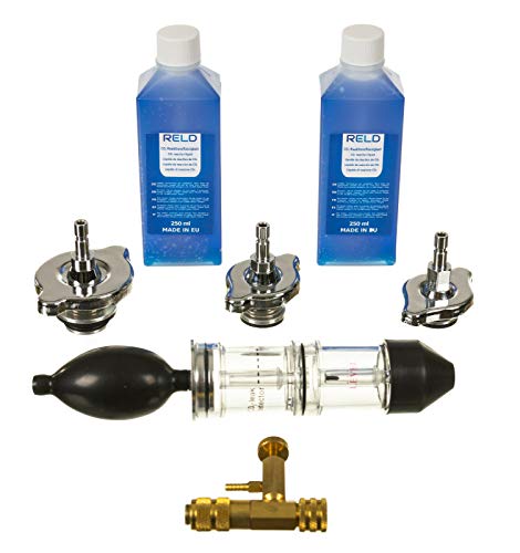 RELD Professional Head Gasket Tester Combustion Leak Test Kit Detector CO2 with Box and 17oz CO2 Reaction Liquid by RELD - Used condition - US$47.49