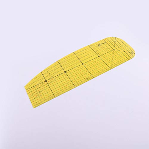 Toyvian RÃ©gua de Ferro Quente de Alta Temperatura ResistÃªncia Canto Quilting RÃ©gua Diy Ferramenta