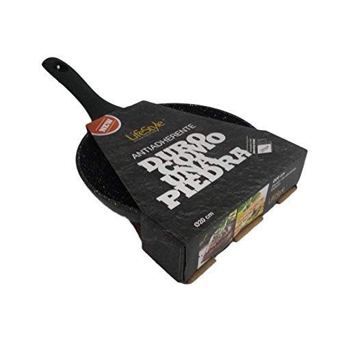 Lifestyle Piedra Sarten Aluminio Forjado Induccion 28 Cm 4326 - Mibricotienda En Oferta Lifestyle Sartén, Tipo Piedra