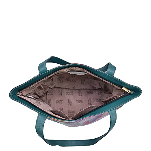 Bolso Tote Grande de Cuero Pintado a Mano para Mujer miniatura 4