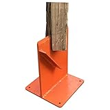 Hi-Flame Firewood Kindling Splitter for Wood Stove Fireplace and Fire Pits, Orange