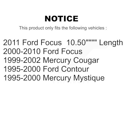 Front Suspension Link Pair Replacement For Ford Focus Mercury Contour Cougar Mystique - Left Right Side (Driver Passenger) K72-100264 by TOP QUALITY - Image 2