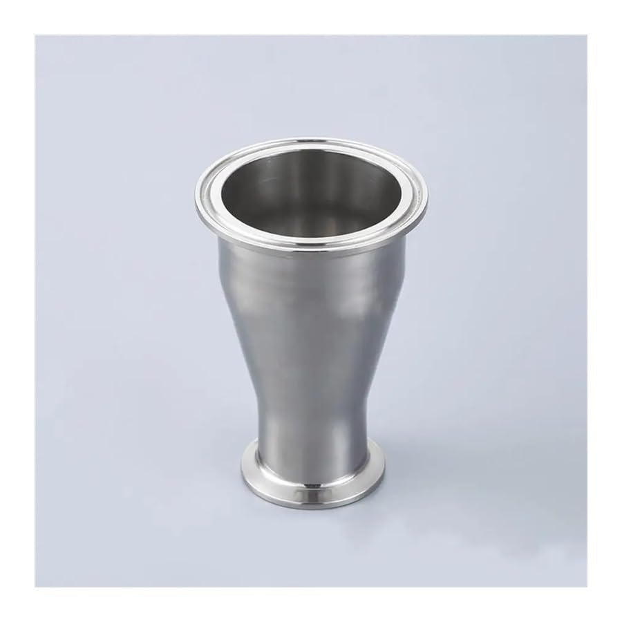 Reductor Tri Clamp contra fugas en tuberías de acero de 114 mm a 89 mm de diámetro