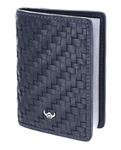 Golden Head étui pour carte de crédit Cordoba RFID Protect cuir bleu marine 4431