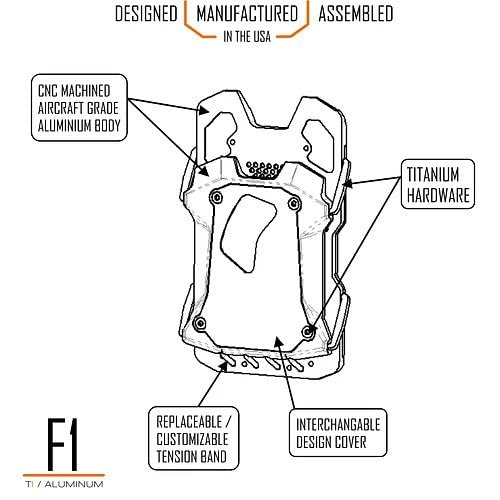 Wallet For Men And Women Slim Aluminum Metal - Rfid Blocking, Holds Up 12 Cards With Cash Clip. Ultra - Thin Minimalist Wallet (Gray) #TOP7