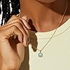 KissYan Healing Crystal Necklace, 14K Gold Plated Natural Energy Stone Pendant Necklace Reiki Quartz Amethyst Citrine Gemstone Spiritual Jewelry Gifts for Women(Amazonite) #2