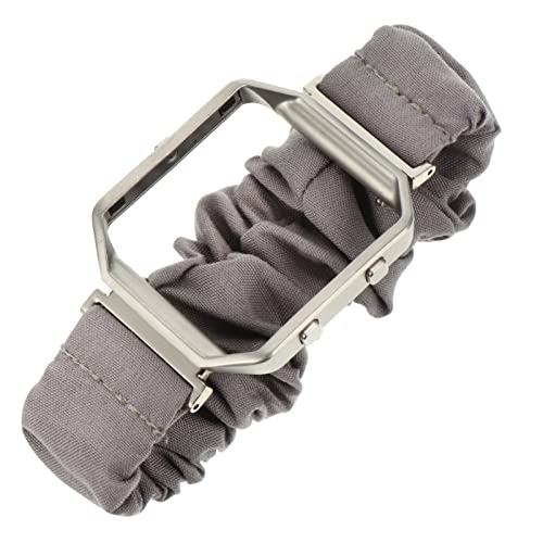 Housoutil Correa de reloj de tela transpirable con marco compatible con Fitbit Blaze, cómoda pulsera para el trabajo, viajes y fiestas, diseño duradero y suave