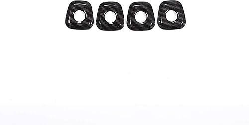 Miniatura 6 de YIWANG Adhesivos de fibra de carbono estilo cerradura de puerta, 4 piezas para BMW X1 F48 2016-2019, para BMW X2 F47 2018 accesorios de automóvil