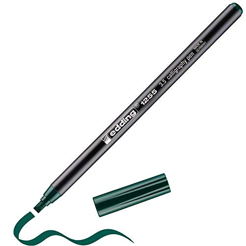edding 1255 calligraphy pen - bottlegreen - 1 pen...