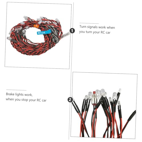 Kit de luces de control remoto Kisangel para rutas nocturnas y escala con modelos crawler 6