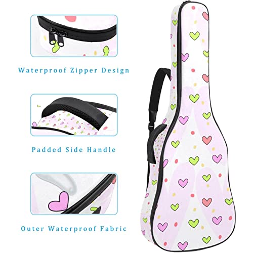 Hondank Housse imperméable pour guitare acoustique avec double bandoulière et poche Motif chaton mignon, Multicolore 03… - Les Beatles, Paul McCartney, John Lennon, RIngo Starr, George Harrison Hondank Housse imperméable pour guitare acoustique avec double bandoulière et poche Motif chaton mignon, Multicolore 03… – Image 5