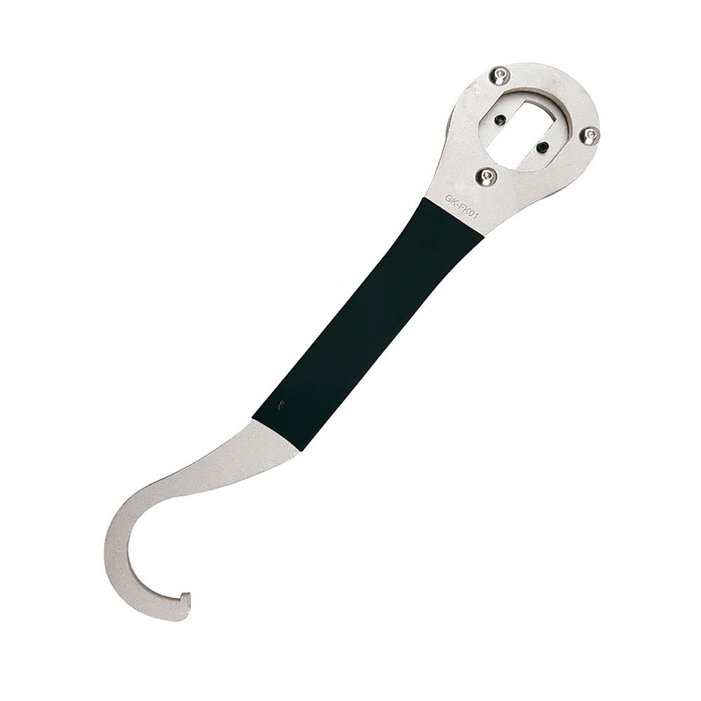 Llave inglesa de soporte inferior de bicicleta, herramienta de eliminación de anillos de bloqueo de bicicleta, herramienta de eliminación de auriculares, llave de reparación múltiple