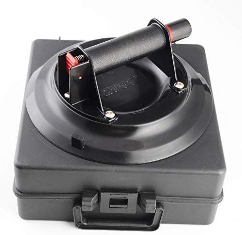 ZUOS 10" Glass Suction Cups Glass Lifter With Plastic Handle, Heavy Duty Vacuum Lifter for Granite & Glass Lifting Window Replacement (10" Glass Suction Cup)