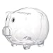 Windy City Novelties Educational Kids Clear Piggy Banks
