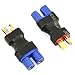 DGZZI 2pcs T Plug Deans Style Wireless Connector Male T-Plug to Female EC3 Style Adapter for RC Lipo Battery Toy