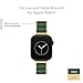 Anne Klein Silicone Fashion Bracelet for Apple Watch, Secure, Adjustable, Apple Watch Replacement Band, Fits Most Wrists