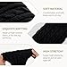 FGZ Leg Warmers for Women 80s 90s Outfit Fashion Ribbed Leg Socks Sports Yoga(2 Pairs),Black and White