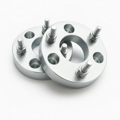 EZAccessory 2 Wheel Spacer Adapters 3x112 to 3x112 For Smart Car 1 Inch Thick