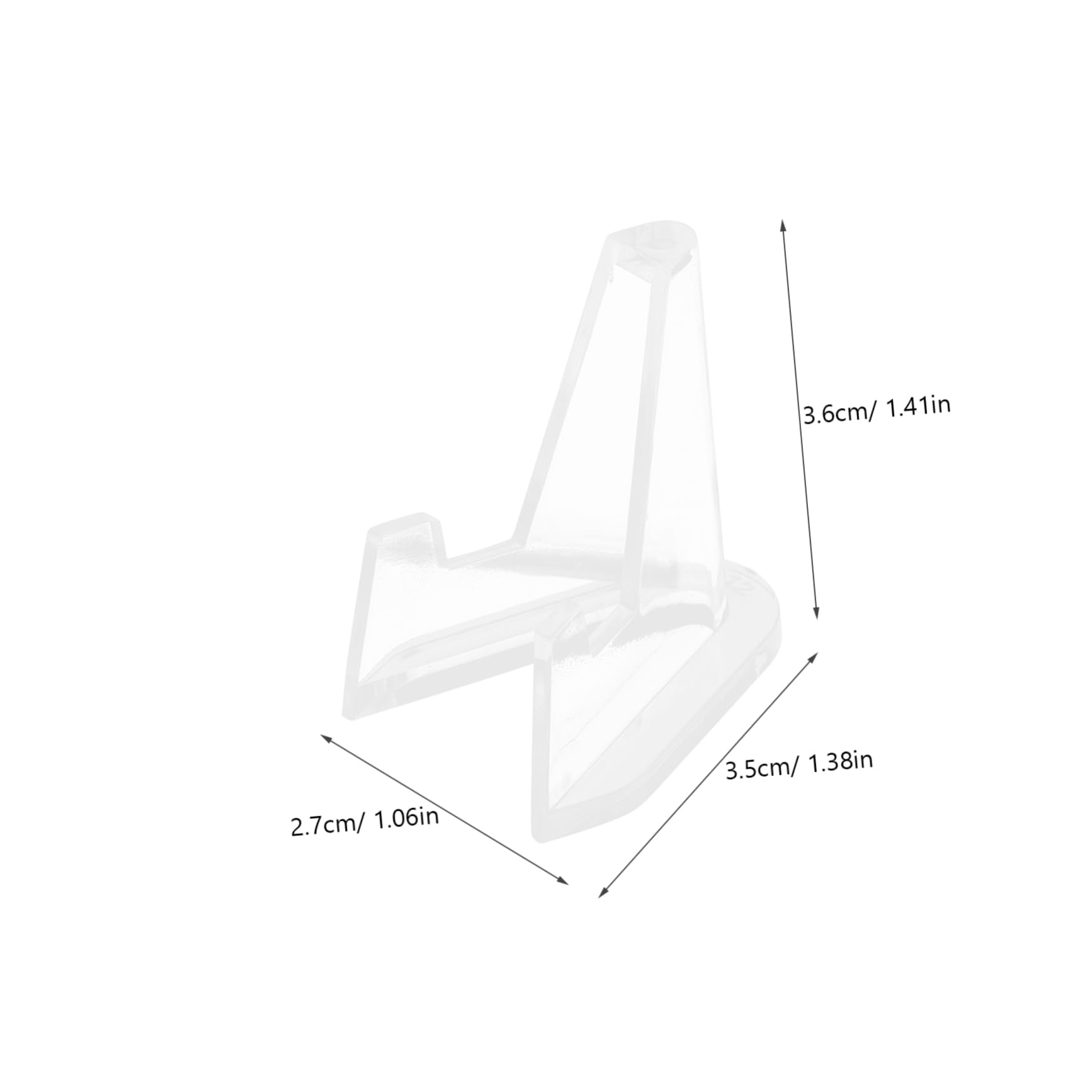 SUPVOX Guitar Plectrum Holder Acrylic Guitar Pick Storage Display Rack Picks Container Stand for Table