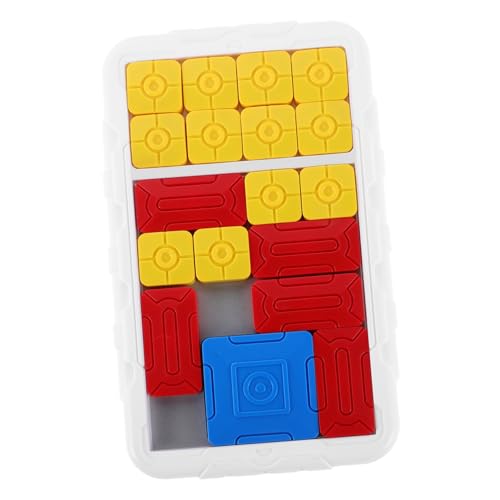 FELTECHELECTR Sliding Puzzle Game Board Interactive Brain Teaser for Adults Logic Reasoning for Memory Improvement Critical Thinking Compact Stylish Design for Family Fun
