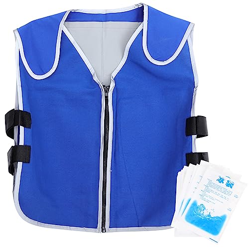 FlexiFreeze Ice Vest, Best Body Cooling Device with 96 Cubes