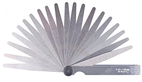 Fowler 52-485-010-0, Metric Tapered Thickness Gages 20 Leaf Set