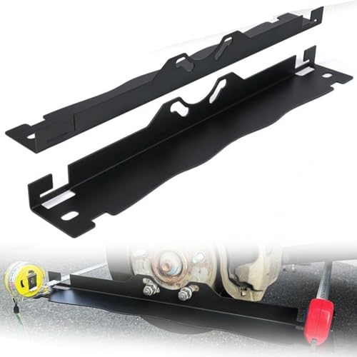 Heavy Duty Toe Alignment Tool Plates- Wheel Alignment Tool Plate with Hanging Holes are Designed for Automotive Front end Alignment (2pcs Black)