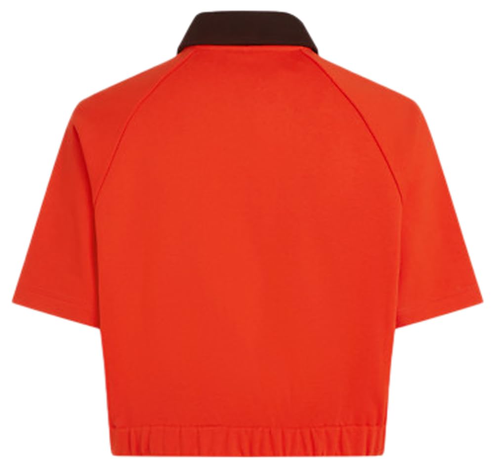 KARL LAGERFELD JEANS Donna Short Sleeve Polo Sweatshirt