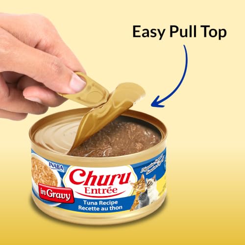 INABA Churu Entree Gravy Wet Cat Food, Tuna Salmon, 24ct - image 5