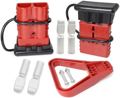350 Amp Anderson Plug Connector With Handle - For Dual Battery Setups, Winches, Solar