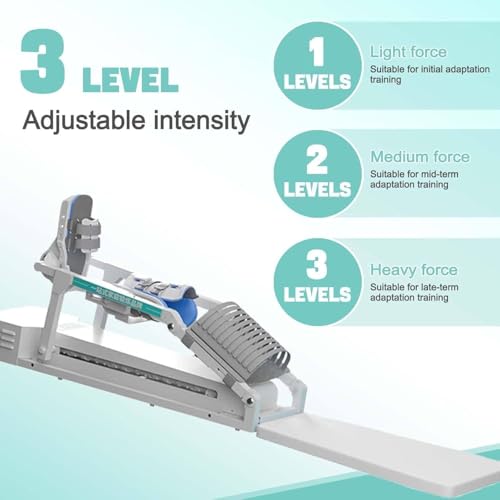 Entrenador eléctrico para rehabilitación de rodilla ajustable 140° miniatura 3