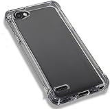 TiYa for LG Q6 Case/LG Q6 Plus Case/LG Q6a Case Clear TPU Four Corners Cover Transparent Soft funda