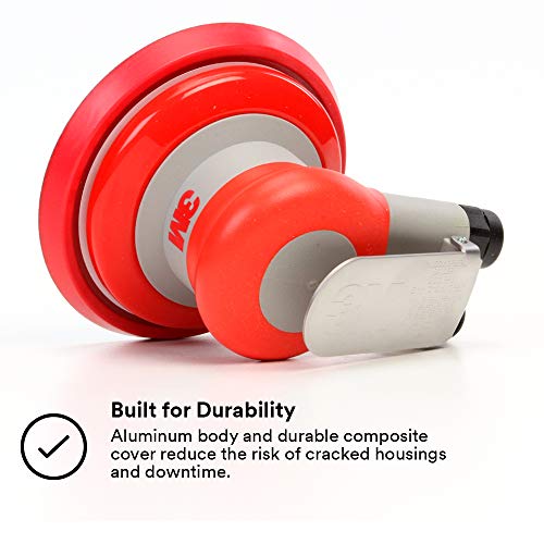 3M Random Orbital Sander – Pneumatic Palm Sander – 6” x 5/16” Diam. Orbit – Stikit Disc Pad – For Wood, Composites, Metal – Original Series