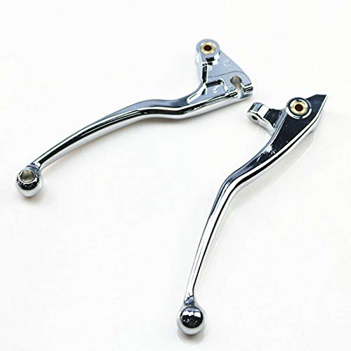 Palanca de freno cromada delantera compatible con Yamaha XVS400 Drag Star 1996-2002 5