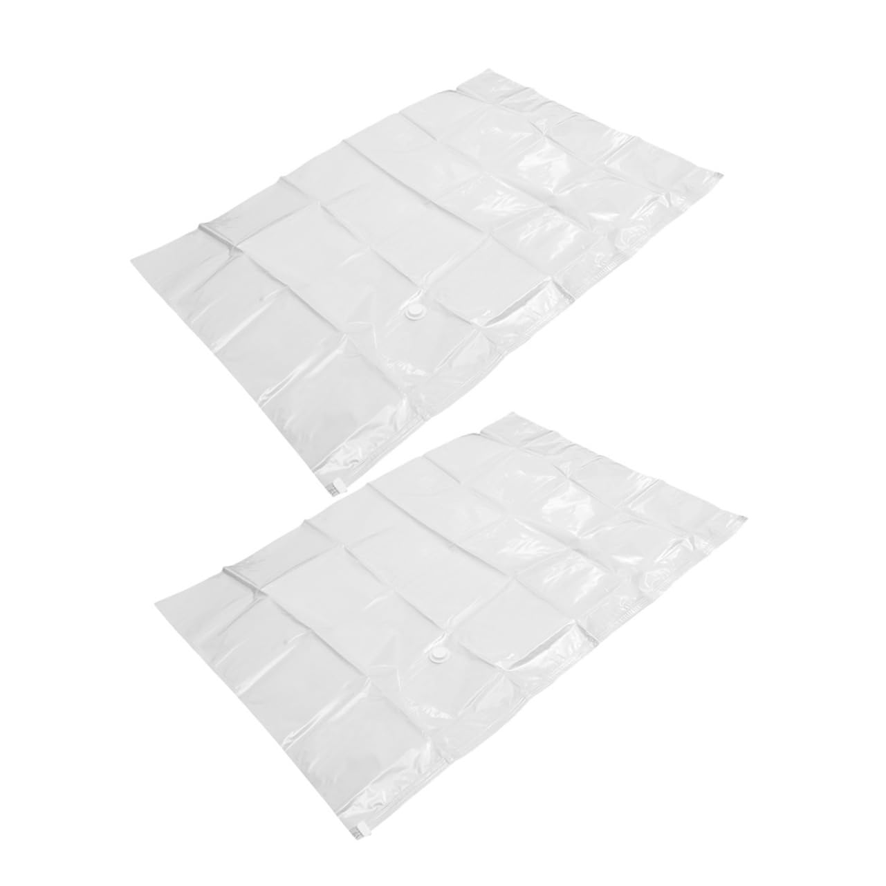 Vaguelly Bolsa Vacio Colchon, 2 Bolsas de Compresión al Vacío Reutilizables para Colchones y Ropa, Gran Capacidad, Pa y Pe, Adecuado para Mudanzas y Sótanos