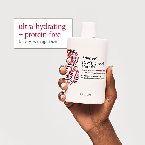 Briogeo Don’t Despair, Repair Super Moisture Conditioner for Dry, Damaged or Color Treated Hair | Repairs Straight, Wavy and Curly Hair | Vegan, Phalate & Paraben-Free | 473ml - Image 8